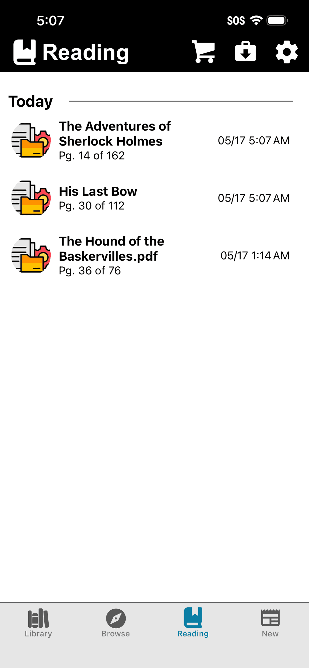 FoundFic reading controls for resuming stories.